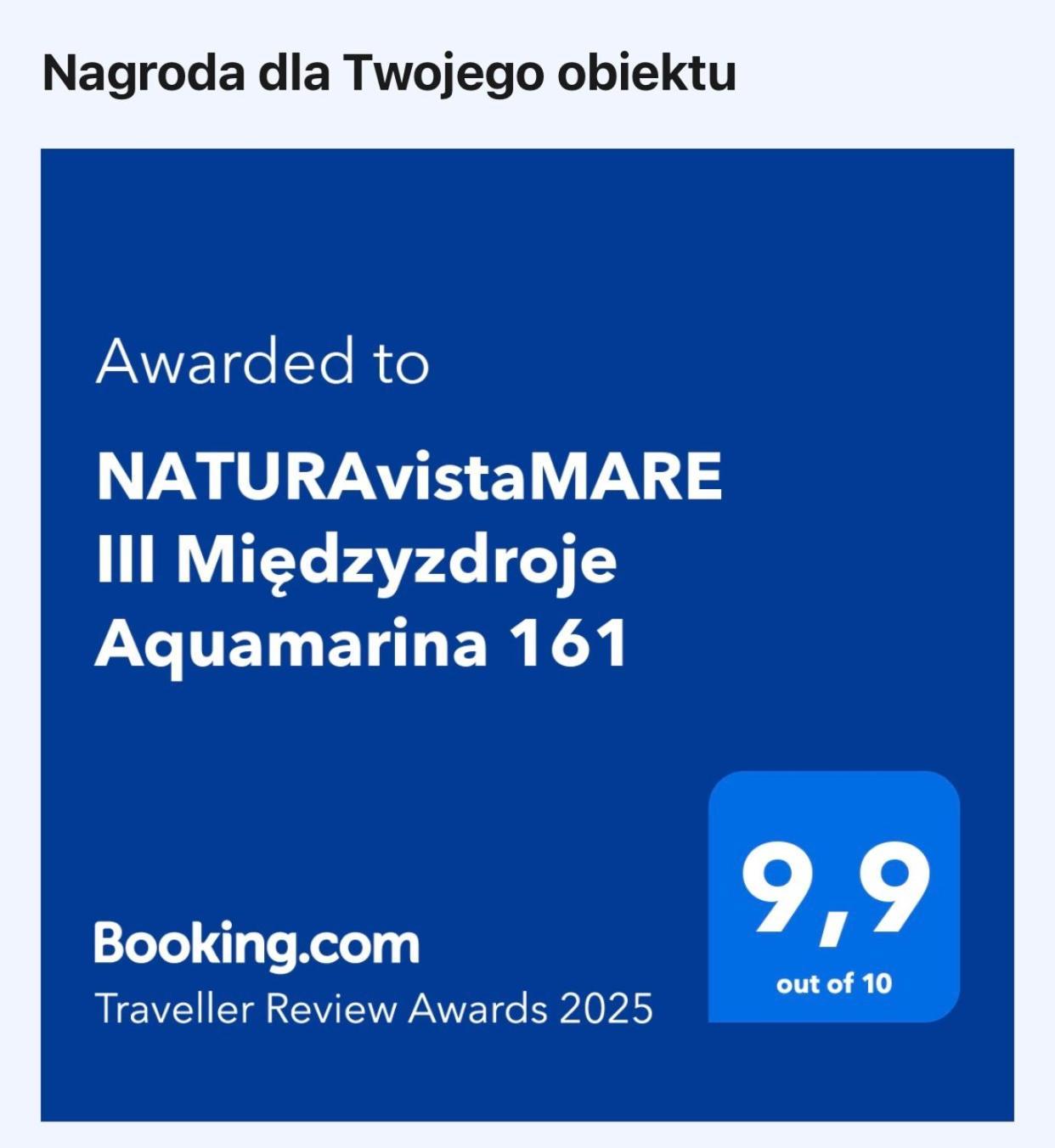 Naturavistamare III Miedzyzdroje Aquamarina 161 Extérieur photo